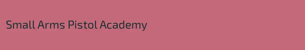 Small Arms Pistol Academy
